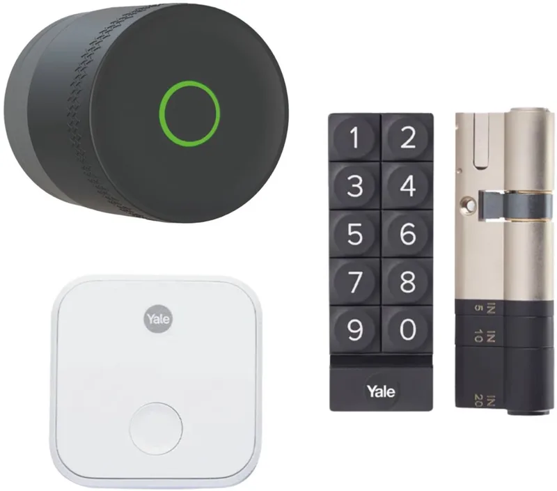 Linus L2 Lite Smart Lock - Complete set van Yale in Zwart – productfoto