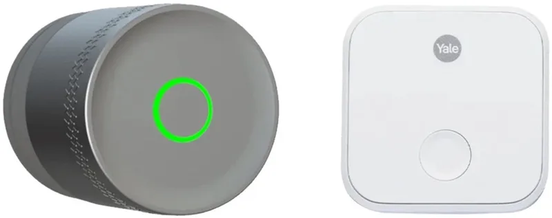 Linus L2 Lite Smart Lock - Starterset Extra van Yale in Zilver – productfoto