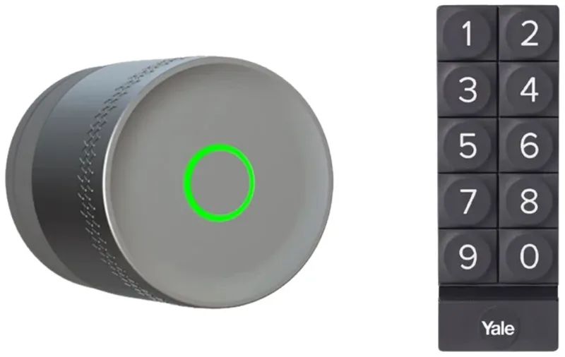 Linus L2 Lite Smart Lock - Starterset met Code by Yale in Silver – product photo