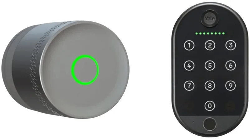 Linus L2 Lite Smart Lock - Starterset met Vingerafdruk de Yale en Argent – photo produit