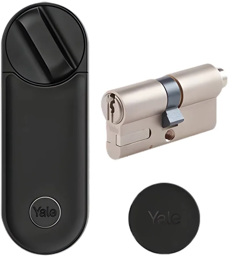 Linus L2 Smart Lock en Verstelbare Cilinder Set de Yale en Noir – photo produit