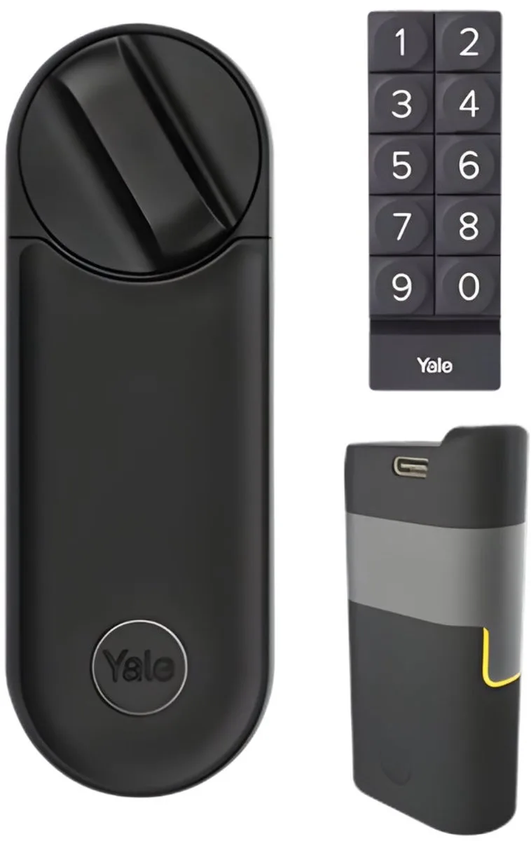 Linus L2 Smart Lock - Smart Keypad accuset by Yale in Black – product photo