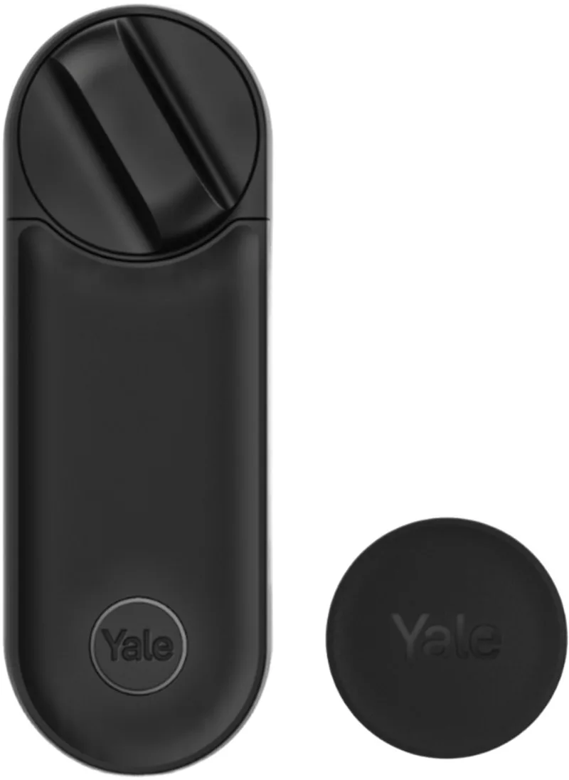 Linus Slim Deurslot L2 - Sleutelloze Toegang van Yale in Zwart – productfoto
