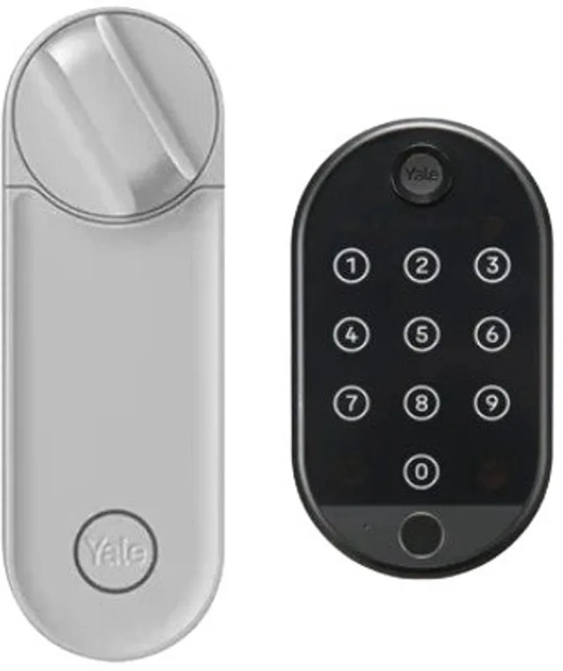 Linus Slim Deurslot L2 - Starterset met Vingerafdruk van Yale in Zilver – productfoto