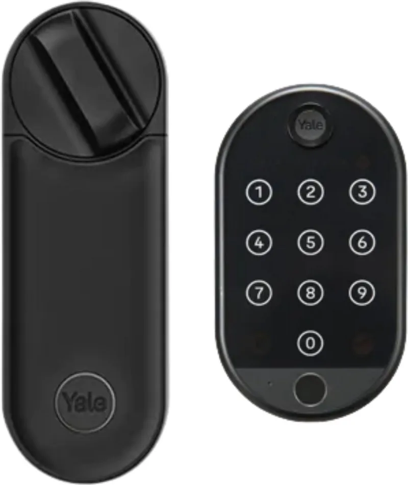 Linus Slim Deurslot L2 - Starterset met Vingerafdruk by Yale in Black – product photo