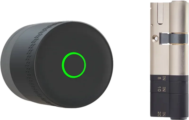 Linus smart lock L2 Lite - Cilinderset van Yale in Zwart – productfoto