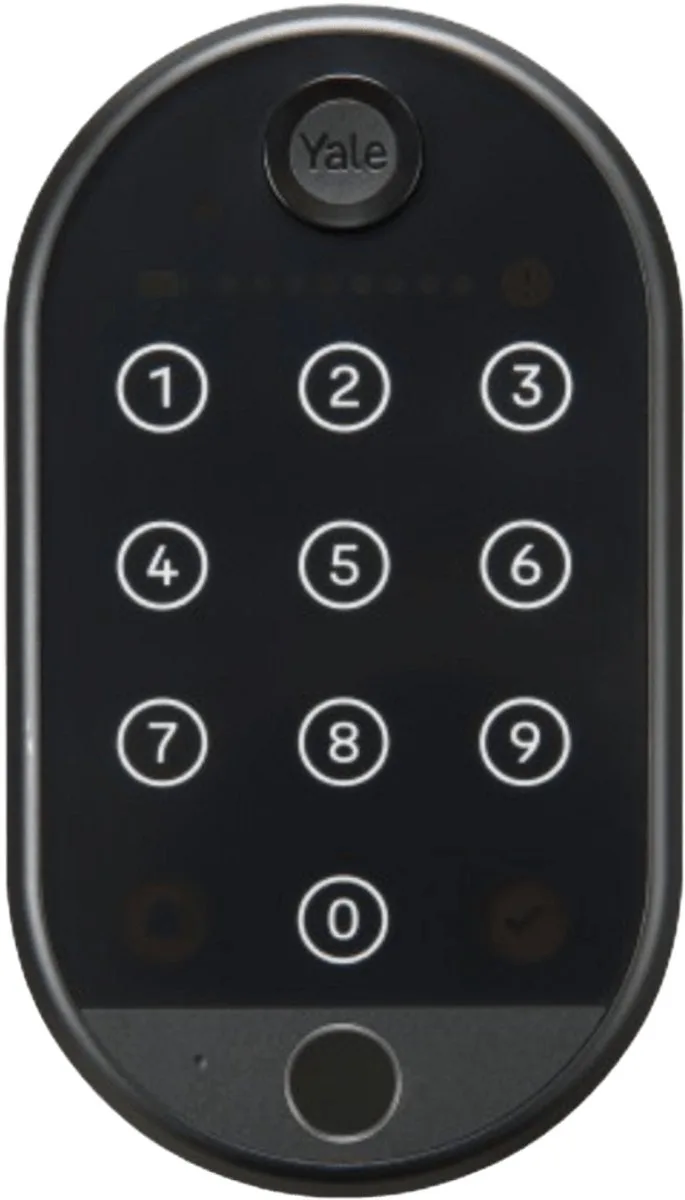 Smart Keypad 2 met Vingerafdruk - Sleutelloze Toegang by Yale in Black – product photo