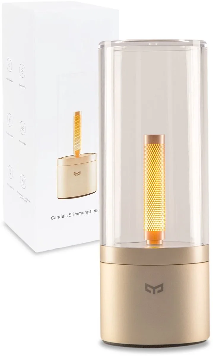 Candela YLFWD-0019 – Draagbare LED-lamp – USB Type-C – 12 W – 2 werkmodi – Dimbaar – Roze Goud de Yeelight en Gris – photo produit 1 sur 6
