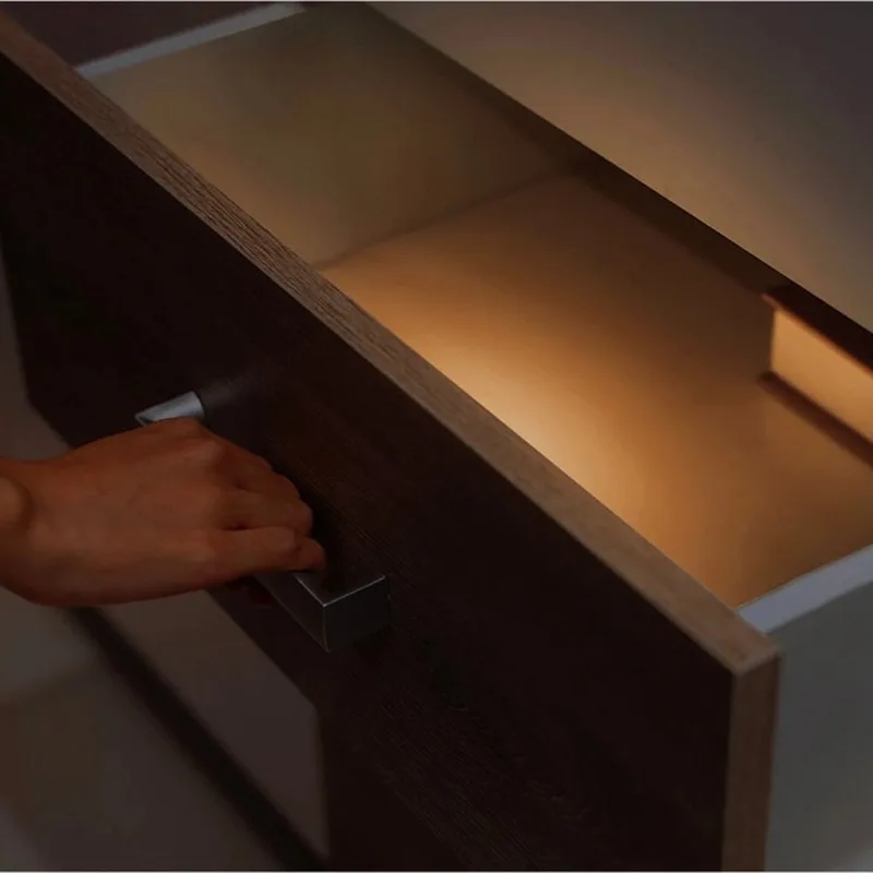lade verlichting met sensor - Voordeelset van 2 - Slimme kastverlichting - Slimme ladeverlichting - Warm wit licht - Oplaadbare batterij de Yeelight en Warm wit – Lade – photo produit
