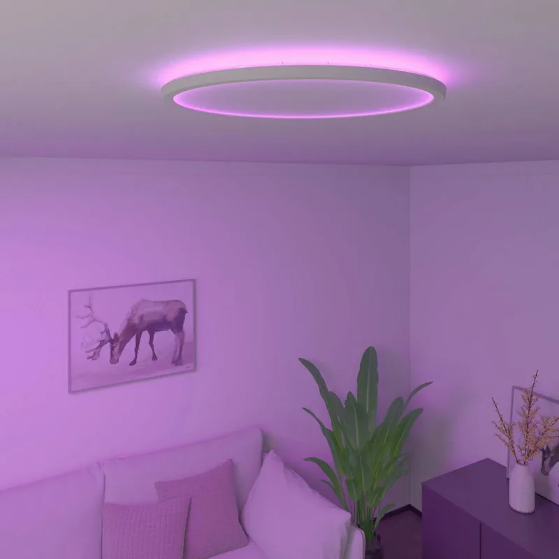 Smart Halo LED plafondlamp, Ø 40 cm van Calex in Wit – productfoto 1 van 4