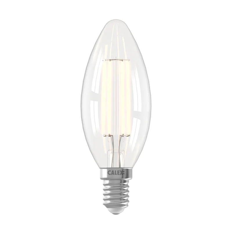 Smart LED lamp E14 B35 4,9W kaars 1800K-3000K by Calex in Transparent – product photo 1 of 2