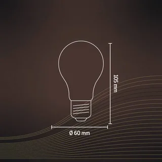 Smart LED lamp E27 A60 7W Filament CCT by Calex – product photo 3 of 5