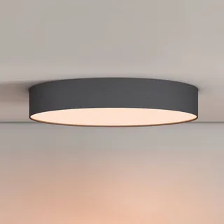 Smart LED plafondlamp Fabric, Ø 40 cm, RGBW, dimbaar by Calex in Black, White – product photo 4 of 4