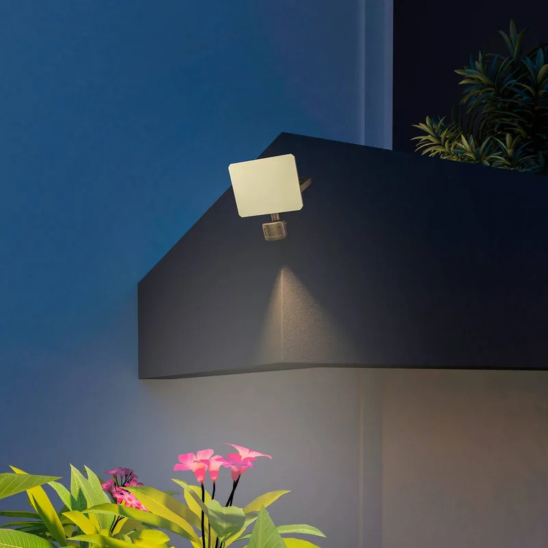 Smart Outdoor Frameless Security, Sensor CCT van Calex in Zwart, Wit – productfoto 1 van 2