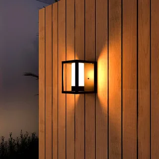 Smart Outdoor Lantern Wandleuchte, CCT, RGB by Calex in Black – product photo 3 of 4