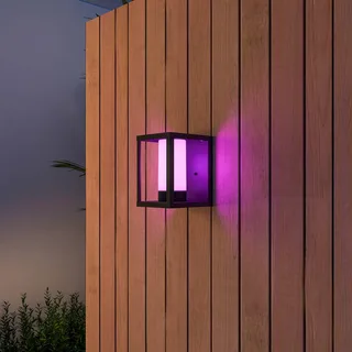 Smart Outdoor Lantern Wandleuchte, CCT, RGB by Calex in Black – product photo 2 of 4