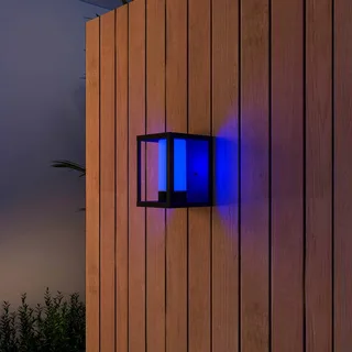 Smart Outdoor Lantern Wandleuchte, CCT, RGB by Calex in Black – product photo 1 of 4