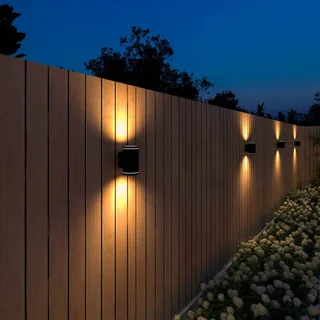 Smart Outdoor Up-/Downlight, CCT, RGB van Calex in Zwart – productfoto 2 van 3