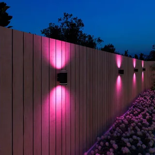 Smart Outdoor Up-/Downlight, CCT, RGB van Calex in Zwart – productfoto 3 van 3