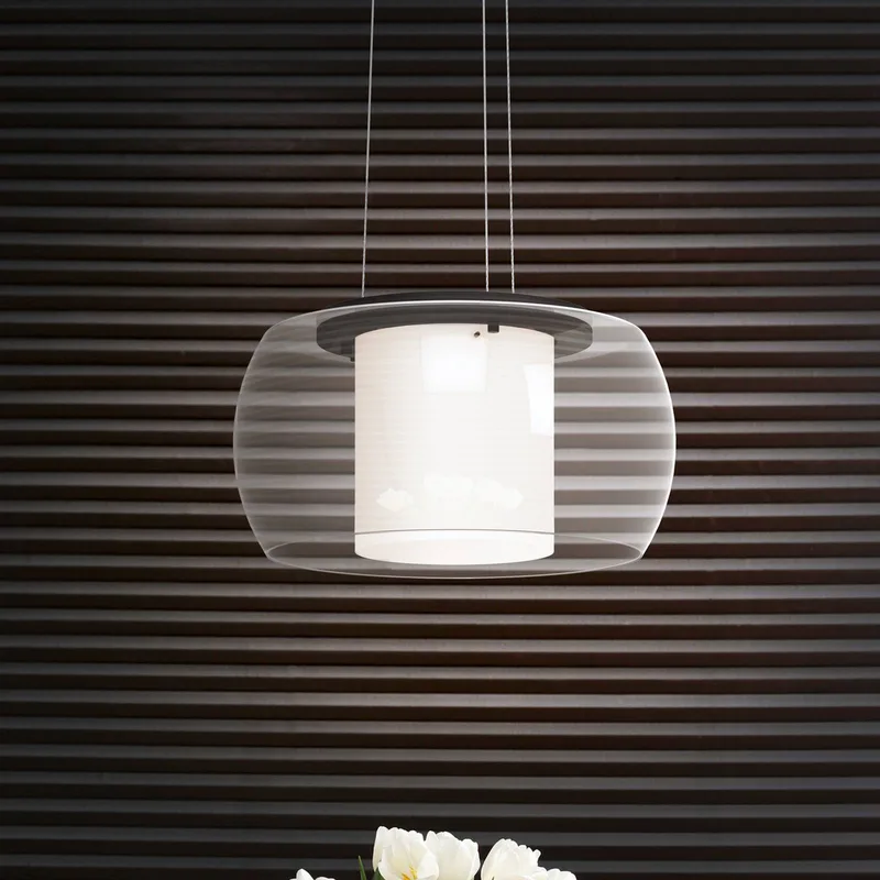 Briaglia-C LED hanglamp by EGLO connect in Helder, White, Black – product photo 1 of 2