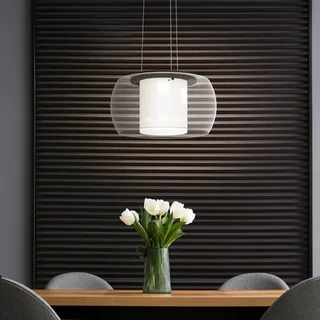 Briaglia-C LED hanglamp by EGLO connect in Helder, White, Black – product photo 2 of 2