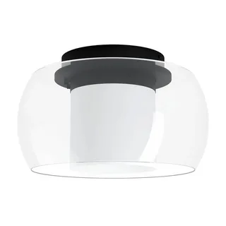 Briaglia-C LED plafondlamp van EGLO connect in Helder, Wit, Zwart – productfoto 1 van 2