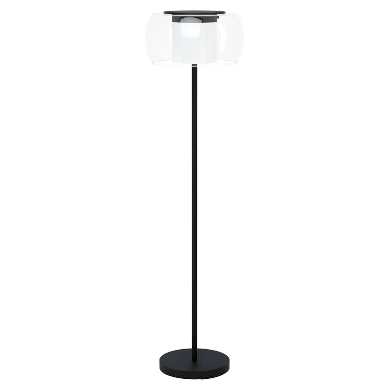 Briaglia-C LED vloerlamp van EGLO connect in Helder, Wit, Zwart – productfoto 2 van 2