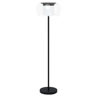 Briaglia-C LED vloerlamp van EGLO connect in Helder, Wit, Zwart – productfoto 1 van 2