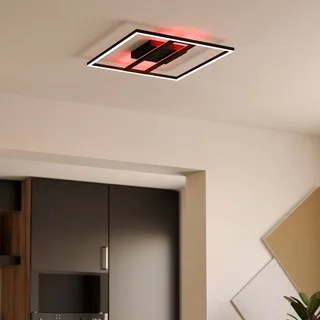 Calagrano-Z plafondlamp 45cm x 45cm van EGLO connect in Zwart, Wit – productfoto 2 van 5