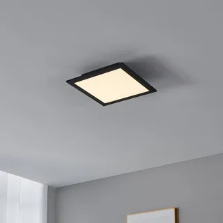 CCT plafondlamp 30x30cm zwart de EGLO connect en Noir, Opaal – photo produit 3 sur 4