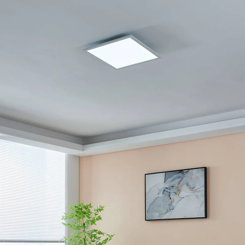 CCT plafondlamp 45x45cm wit by EGLO connect in White, Opaal – product photo 2 of 5