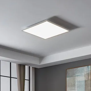 CCT plafondlamp 59,5x59,5cm wit van EGLO connect in Wit, Opaal – productfoto 2 van 5