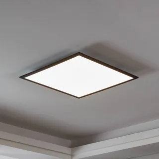 CCT plafondlamp 59,5x59,5cm zwart van EGLO connect in Zwart, Opaal – productfoto 1 van 5