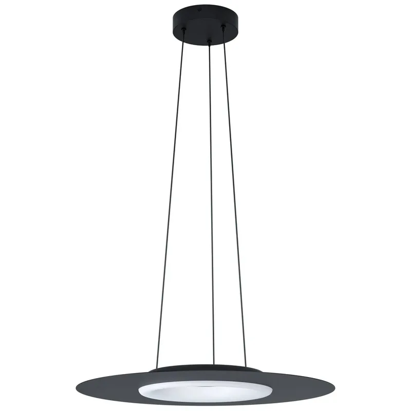 Compo Rosso-C LED hanglamp von EGLO connect in Schwarz, Opaal – Produktfoto 1 von 2