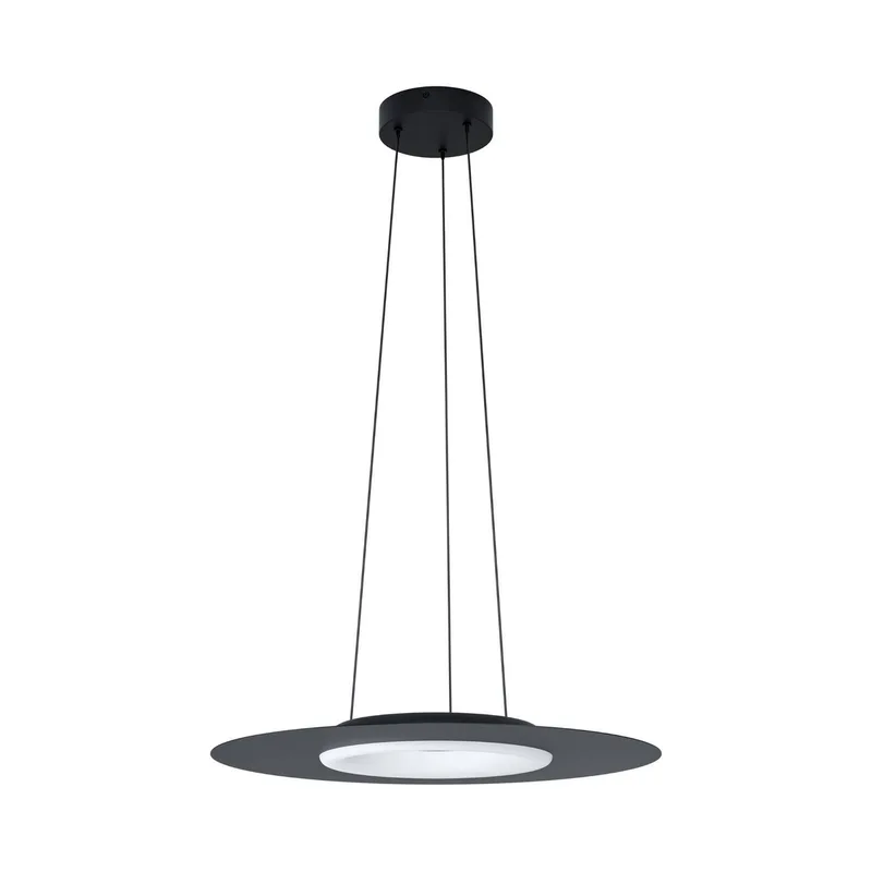 Compo Rosso-C LED hanglamp von EGLO connect in Schwarz, Opaal – Produktfoto 2 von 2