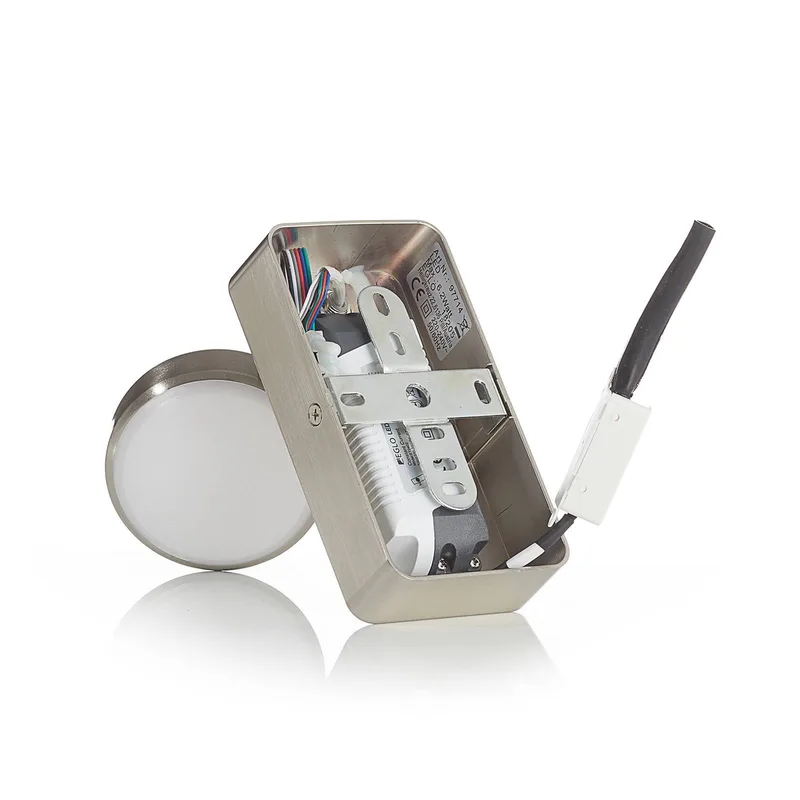 Corropoli-C LED plafondspot 1-lamp de EGLO connect en Mat nikkel – photo produit 5 sur 5