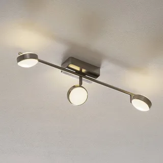 Corropoli-C LED plafondspot, 3-lamps van EGLO connect in Mat nikkel – productfoto 1 van 5