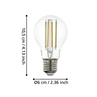 E27 A60 lamp 6W 806lm 2200-6500K von EGLO connect in Duidelijk – Produktfoto 2 von 5