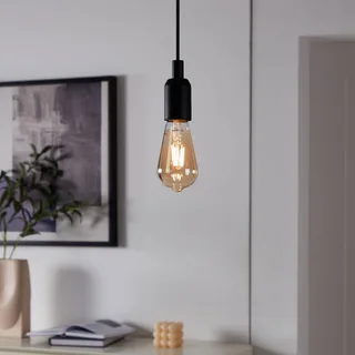 E27 ST64 lamp 5,5W 500lm 2200K 2st by EGLO connect in Amber – product photo 2 of 5