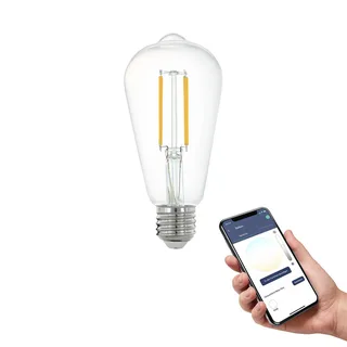 E27 ST64 lamp 6W 806lm 4000K van EGLO connect in Duidelijk – productfoto 1 van 5