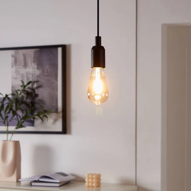 E27 ST64 LED lamp 5,5W 400lm CCT van EGLO connect in Amber – productfoto 1 van 5