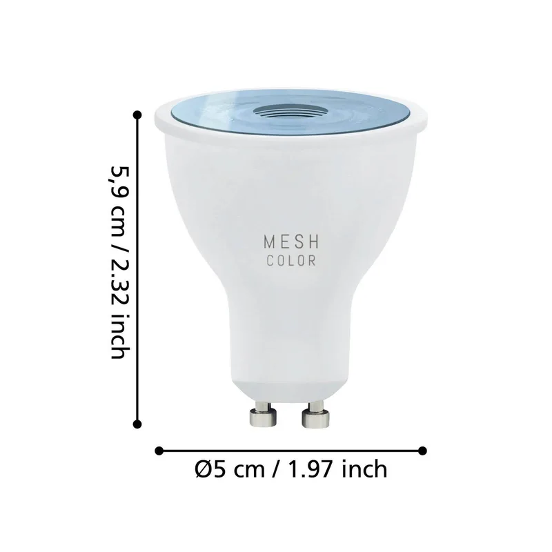 EGLO connect-z GU10 LED reflector 5W 345lm RGBW by EGLO connect in Opaal – product photo 2 of 4