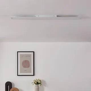 EGLO connect-z LED plafondlamp, 120x10cm, wit van EGLO connect in Wit, Opaal – productfoto 3 van 5