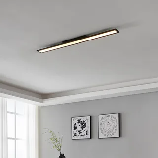 EGLO connect-z LED plafondlamp, 120x10cm, zwart från EGLO connect i Svart, Opaal – produktbild 2 av 4