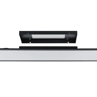 EGLO connect-z LED plafondlamp, 120x30cm, zwart van EGLO connect in Zwart, Opaal – productfoto 4 van 5