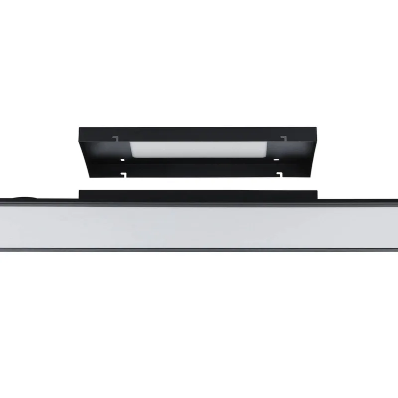 EGLO connect-z LED plafondlamp, 120x30cm, zwart van EGLO connect in Zwart, Opaal – productfoto 4 van 5