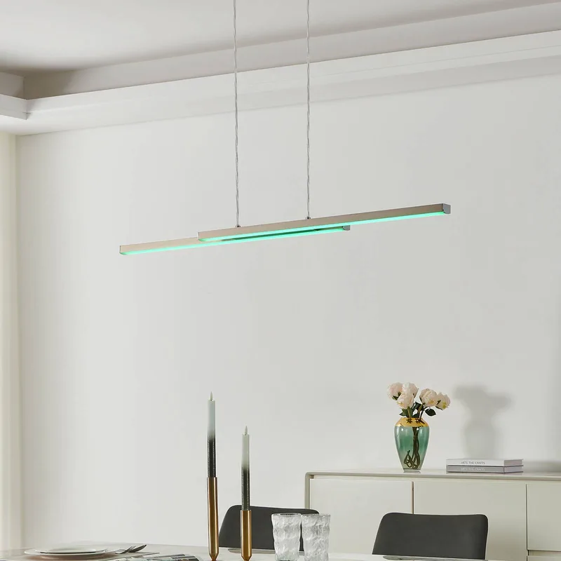 Fraioli-Z LED-hængelampe, nikkel fra EGLO connect i Mat nikkel – produktbillede 2 af 3