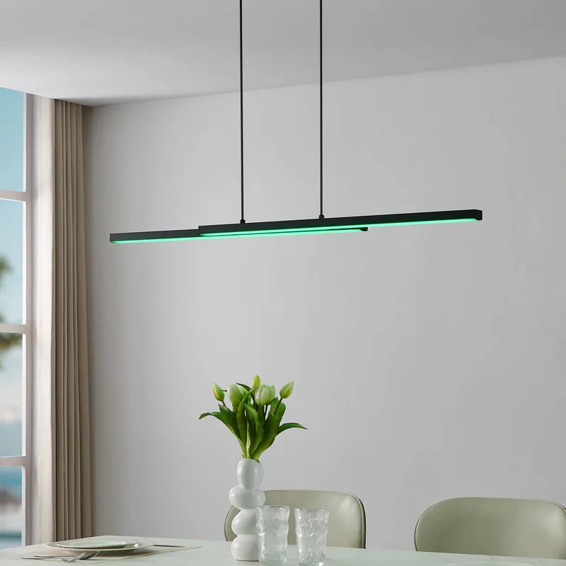 Fraioli-Z LED hanglamp van EGLO connect in Zwart – productfoto 2 van 5