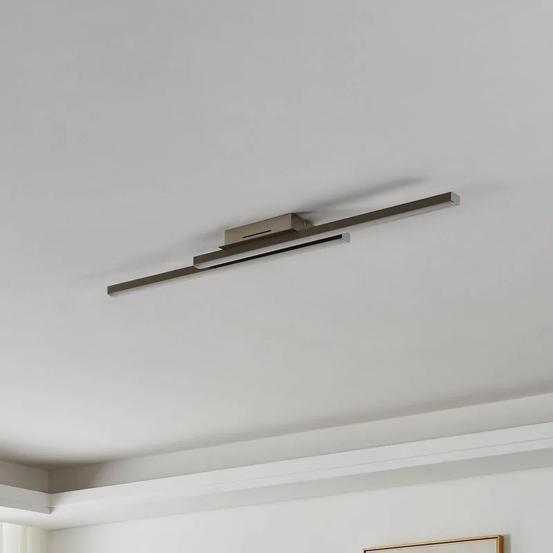 Fraioli-Z LED plafondlamp nikkel mat de EGLO connect en Mat nikkel – photo produit 3 sur 5