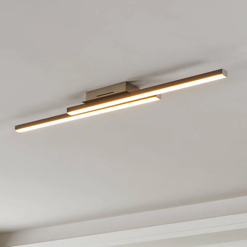 Fraioli-Z LED plafondlamp nikkel mat de EGLO connect en Mat nikkel – photo produit 1 sur 5